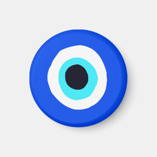 Aimant Symbole malin bleu oeil Lucky