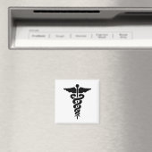 Aimant Symbole Médicale Caduceus (In Situ (Lave-vaisselle))