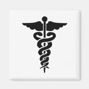 Aimant Symbole Médicale Caduceus