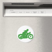 Aimant Symbole moto vert (In Situ (Lave-vaisselle))