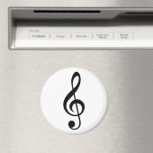 Aimant Symbole musical G-Clef Treble Clef (In Situ (Lave-vaisselle))