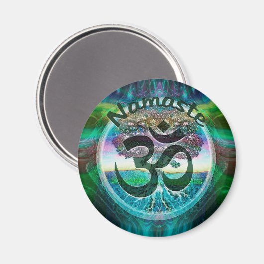 Aimant Symbole Namaste (Recto/Verso)
