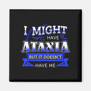 Aimant Symbole neurologique Ataxia Hémiataxie Bleu Ruban
