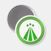 Aimant SYMBOLE OBOD Neon Green (Recto/Verso)