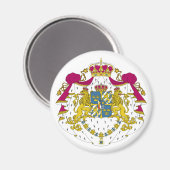 Aimant SYMBOLE OFFICIEL D'ARBRES HÉROÏDE Suède (Recto/Verso)