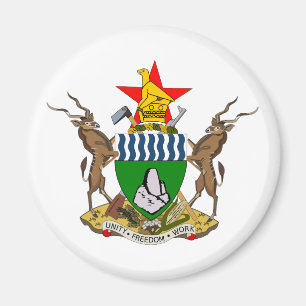 Aimant SYMBOLE OFFICIEL DE L'HÉROÏDE DU Zimbabwe
