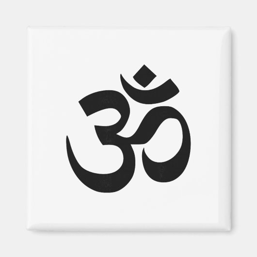 Aimant Symbole Om bouddhiste (Devant)