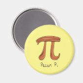 Aimant Symbole Pecan Pi mignon Math enseignant cadeau (Recto/Verso)