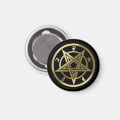 Aimant Symbole pentagramme classique (Recto/Verso)