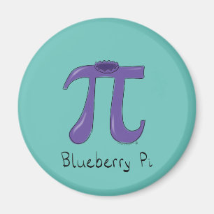 Aimant Symbole Pi Blueberry Mignon Prof de Maths