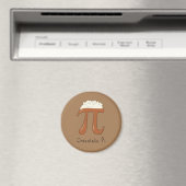 Aimant Symbole Pi Chocolat Math drôle (In Situ (Lave-vaisselle))