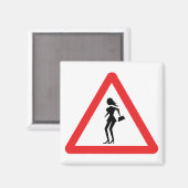 Aimant Symbole Prostitute de prudence (Prostituée de Atte (Recto/Verso)