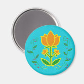 Aimant Symbole Pysanka : Arbre de vie (Recto/Verso)