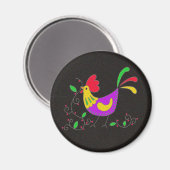 Aimant Symbole Pysanka : Coq (Recto/Verso)