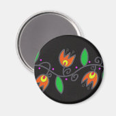 Aimant Symbole Pysanka : Vin (Recto/Verso)