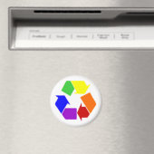 Aimant symbole rainbow (In Situ (Lave-vaisselle))