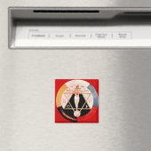 Aimant Symbole rosicrucien de l'Ordre Hermétique (In Situ (Lave-vaisselle))