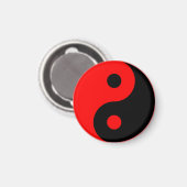 Aimant SYMBOLE ROUGE YIN Yang (Recto/Verso)
