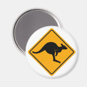 Aimant SYMBOLE ROUTIER Kangaroo (Recto/Verso)