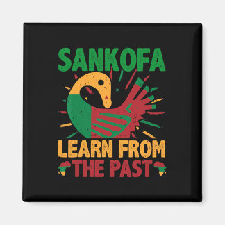 Aimant Symbole Sankofa et Adinkra Ghana pour l'histoire d