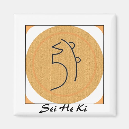 Aimant Symbole Sei He Ki Reiki (Devant)
