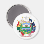 Aimant Symbole Texas (Recto/Verso)