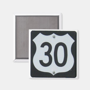 Aimant SYMBOLE US Highway 30