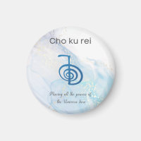 Symbole Usui Reiki traditionnel Cho Ku Rei Bleu