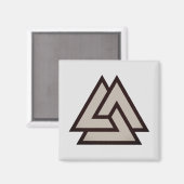 Aimant Symbole Valknut (Recto/Verso)