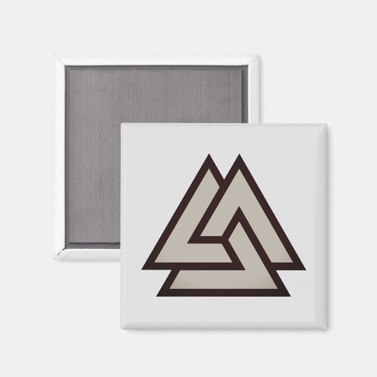 Aimant Symbole Valknut (Recto/Verso)