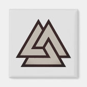 Aimant Symbole Valknut (Devant)