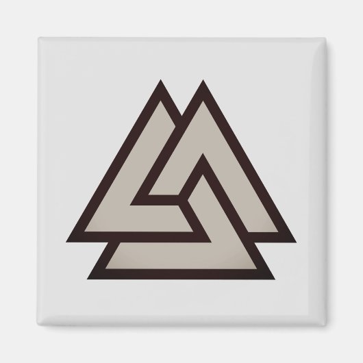 Aimant Symbole Valknut (Devant)