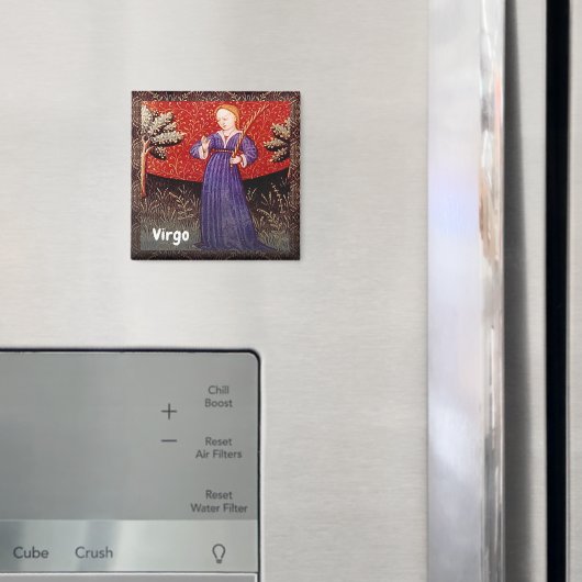 Aimant Symbole Virgin Zodiac fête d'anniversaire (In situ (réfrigérateur))