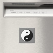 Aimant SYMBOLE YIN ET Yang (Taijitu taoïste chinois) (In Situ (Lave-vaisselle))