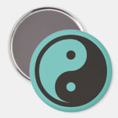 Aimant Symbole Yin Yang - tatouage solide (Recto/Verso)
