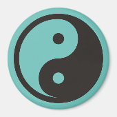 Aimant Symbole Yin Yang - tatouage solide (Devant)