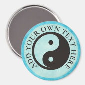 Aimant Symbole Yin Yang - tatouage solide (Recto/Verso)