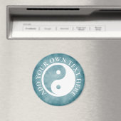 Aimant Symbole Yin Yang - tatouage solide design 2 (In Situ (Lave-vaisselle))