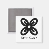 Aimant Symboles Adinkra BESE SAKA Sack de Kola Nuts (Recto/Verso)