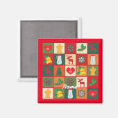 Aimant Symboles de Noël Medley Art Thunder_Cove (Recto/Verso)