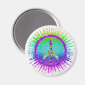 Aimant Symboles de paix (Recto/Verso)