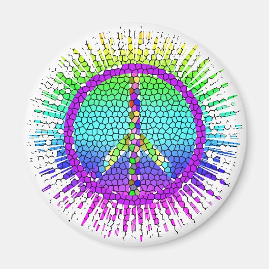 Aimant Symboles de paix (Devant)