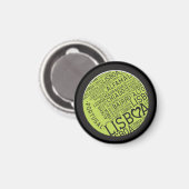 Aimant Symboles du Portugal - Lisbonne Lisboa (Recto/Verso)