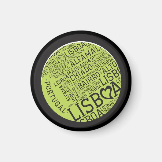 Aimant Symboles du Portugal - Lisbonne Lisboa (Devant)