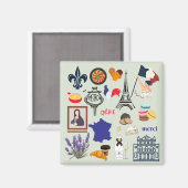 Aimant Symboles français (Recto/Verso)