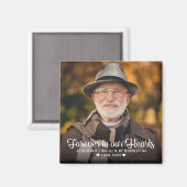 Aimant Sympathie commémorative pour toujours dans nos coe (Recto/Verso)