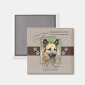 Aimant Sympathie pour animal de compagnie (Recto/Verso)