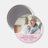 Aimant Sympathie pour toujours dans nos coeurs Photo (Recto/Verso)