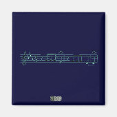 Aimant Symphonie Beethoven No 5 (Bleu) (Devant)