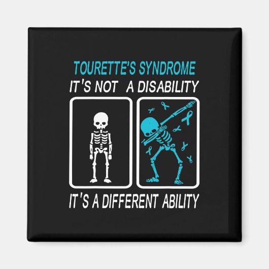 Aimant Syndrome Ce n'est pas un handicap (Devant)